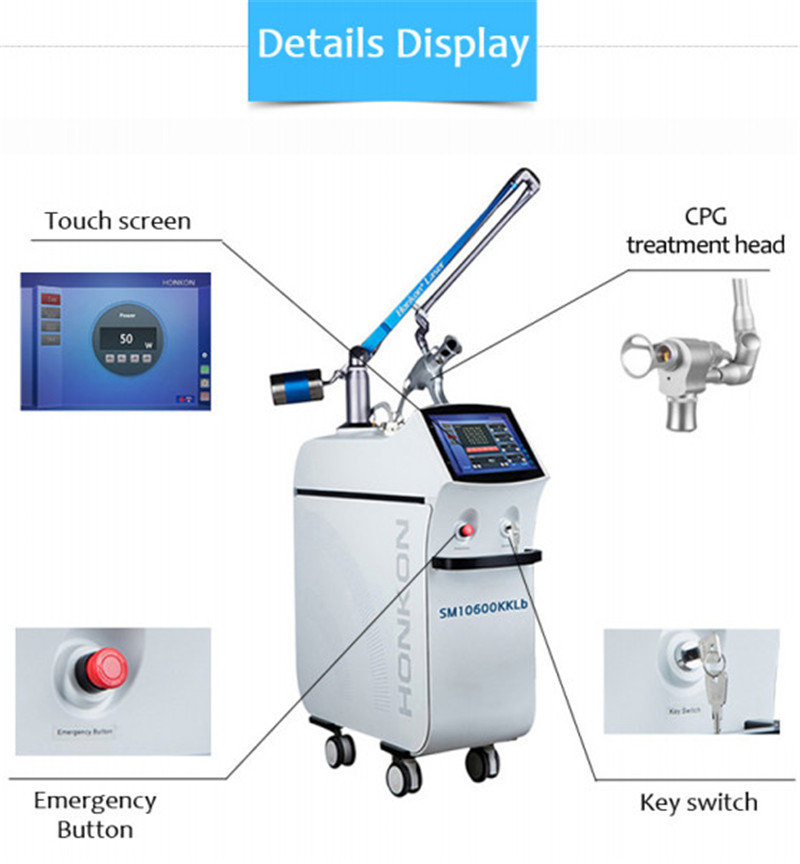 SM10600KKLb Stretch Mark & Scar Removal Anti-Wrinkle Skin Regeneration CO2 fractional laser Machine (7)